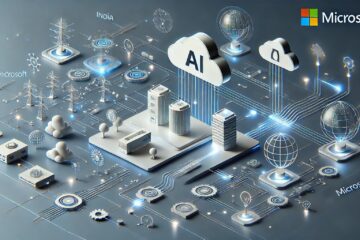 A clean and minimalist futuristic illustration of India’s AI and cloud transformation. The image depicts glowing circuits, cloud data centers, and AI-driven networks in a sleek, modern style.